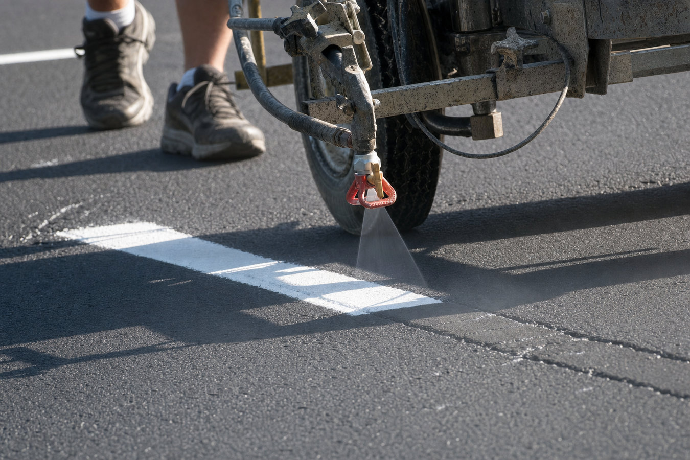 Parking lot striping in Carlsbad, CA
